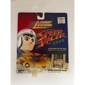 Johnny Lightning Speed Racer 2000 Die-Cast Car with Bonus Film Strip Token CEL#6